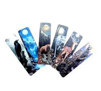 Forest Animals Bookmark Set - Gothic Cute Fantasy, Woodland Designs Premium Art Bookmarks for Readers, Journals & Gifts Spooky Cozy Dark Academia Stationery (6pc Forest Set 4)