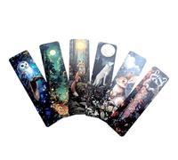Forest Animals Bookmark Set - Gothic Cute Fantasy, Woodland Designs Premium Art Bookmarks for Readers, Journals & Gifts Spooky Cozy Dark Academia Stationery (6pc Forest Set 1)