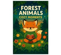 Forest Animals Coloring Book: Cozy Moments - Cute Woodland Creatures for Kids, Teens & Adults