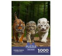 Forest Animals Jigsaw Puzzles Puzzle for Adults Kids. 1000 Pieces Interesting Impossible Challenge Toy Educational Games Home Decoration for Adults& Kids Age 14 Years Up 70x50cm/1000pcs