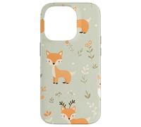 Forest Animals Woodland Friends Nursery Style Design Case for iPhone 14 Pro