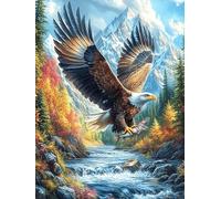 Forest Bald Eagle 500 Piece Jigsaw Puzzle for Adults Animals And Plants Jigsaw Post Work Relaxation Tool Challenging Fun for Friends Family Home Decor 500 PCS
