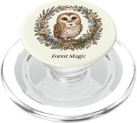 Forest Barn Magic Owl Aesthetic Cottagecore Nature Art PopSockets PopGrip for MagSafe