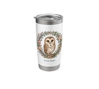 Forest Barn Magic Owl Aesthetic Cottagecore Nature Art Stainless Steel Insulated Tumbler