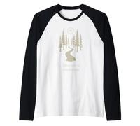 Forest Bathing Mindfulness Walk Rooted Healing Nature Healer Raglan Baseball Tee