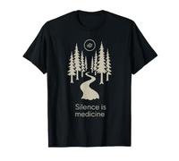 Forest Bathing Mindfulness Walk Rooted Healing Nature Healer T-Shirt
