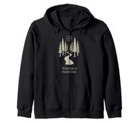 Forest Bathing Mindfulness Walk Rooted Healing Nature Healer Zip Hoodie