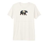 Forest Bear Full Moon Nature Design Wilderness Premium T-Shirt