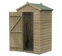 Forest Beckwood Shiplap Windowless Apex Shed - 4 x 3ft