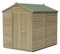 Forest Beckwood Shiplap Windowless Apex Shed - 8 x 6ft