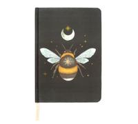 Forest Bee A5 Notebook With Gold Foil Edges & Ribbon Marker