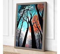 Forest Beneath the Sky Canvas Wall Art Print 24x16 Inch