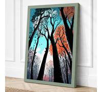 Forest Beneath the Sky Canvas Wall Art Print 30x20 Inch
