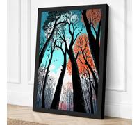 Forest Beneath the Sky Canvas Wall Art Print 30x20 Inch
