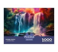 Forest Cascade -1000 Piece Jigsaw Puzzle - Natural Wonders Puzzle - Sustainable Jigsaw Puzzle for Adults - Premium 100% Recycled Board - Great Gift for Adults 70x50cm/1000pcs