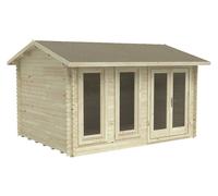 Forest Chiltern Log Cabin Apex Roof - 13 x 11ft