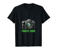 Forest Core Camera Nature Vision Explorer Art T-Shirt