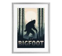 'Forest Creature Cabin in Woods'| Framed Print Under Glass