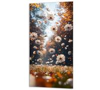 Forest Daisy Painting by Numbers for Adults, Painting by Numbers Kits Canvas, DIY Color Oil Paintings Acrylic Paints, with 3- Paintbrushes, Hobbies for Adults Women 12x24in Without Frame 0z-189
