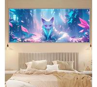 Forest Diamond Art Animal Diamond Painting 31x78inch, 2026 New Rhinestone Mosaic Kits for Adults, 5D Full Drill Gem Crystal Art Kits DIY Paint by Numbers for Adults, Dimond Pictures for Decor Z-S533