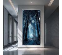 Forest Diamond Art Kits Adults, DIY 5D Large Diamond Painting Landscape Full Square Drill Crystal Art Kits 19.7x39.4 Inch, Embroidery Cross Stitch Canvas Painting by Numbers for Home Decor (SQ793)