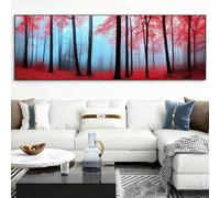 Forest Diamond Art Kits Adults, Landscape Diamond Painting Kits for Adults, 5D DIY Round Full Drill Gem Art Mosaic Kits for Beginner, Crystal Rhinestone Crafts for Home Wall Decor 90x270cm, Model178