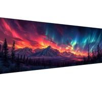 Forest Diamond Art Kits for Adults, 5D DIY Full Drill Diamond Painting Aurora Kits for Beginners, Premium Gem Crafts Embroidery Pictures for Home Decoration, Mothers Day Gifts for Mum, 40x80cm Y1-664