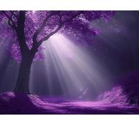 Forest Diamond Art, Large Diamond Painting Landscape Dimond Painting Crystal Art Kits Adult Crafts DIY Cross Stitch Crafts Pictures Embroidery Kit for Beginner, Home Wall Decor 16x12 Inch -lsy250102H