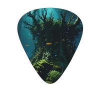 Forest Dream Core Guitar picks in thin, medium, and thick sizes, 12-piece set, suitable for electric guitar and various instruments