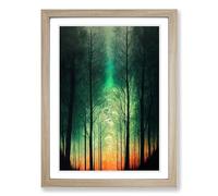 Forest Dreams Framed Print | A2 Oak Framed Wall Art | Ready to Hang | Modern Landscape Picture | Living Room Bedroom Lounge Office