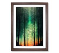 Forest Dreams Framed Wall Art Print A2 Walnut