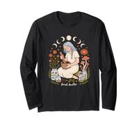 Forest Dweller Autumn Herbal Witch Moon Magic Witchy Long Sleeve T-Shirt