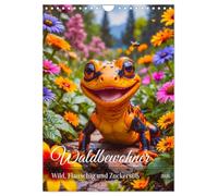 Forest dwellers - Wild, fluffy and sweet as sugar UK-Version (Wall Calendar 2026 DIN A4 Portrait), CALVENDO 12 Month Wall Calendar