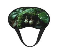 Forest Earrings Blackout Sleep Mask for Comfort Soft Indoor Outdoor Camping Travel Shift Change