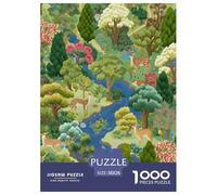 Forest Ecology Jigsaw Puzzles Puzzles for Adults Kids. 1000 Pieces Interesting Great Gifts Challenge Toy Educational Game Home Decoration for Adults& Kids Age 14 Years Up 38x26cm/1000pcs