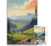 Forest Ecosystems 1000 Adult Pieces Jigsaw Puzzle Educational Fun Learning Activity Game Perfect Thoughtful Gift for Any Occasion Size 50x75cm