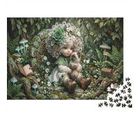 Forest Elf 1000 Piece Puzzle Home Decor Siamese Kitten for Senior Leisure Enthusiasts Brain Training Retirement Gift 70x50cm/1000pcs