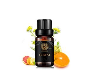 Forest Essential Oil for Diffuser, Aromatherapy Forest Essential Oil Blends for Humidifier, Citronella, Basil, Peppermint, Geranium Essential Oil Blends 10ml