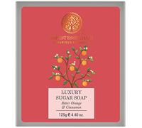 Forest Essentials Bitter Orange and Cinnamon Luxury Sugar Soap, 125g