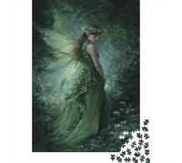 Forest Fairy Portrait 1000 Pieces Sturdy Paper Puzzle Parent-Child Interactive Game Home Leisure Unique Artwork 70x50cm/1000pcs