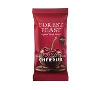 Forest Feast Belgian Dark Chocolate Sour Cherries Impulse40g (Pack of 12) 06020