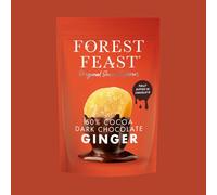 Forest Feast Dark Chocolate Covered Ginger, 60% Cocoa, 130g, Pack of 6