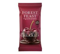 Forest Feast Dark Chocolate Sour Cherries Impulse 40g [Pack of 12]
