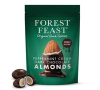 Forest Feast Peppermint Cream Dark Chocolate Almonds, 120g