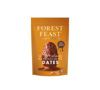 Forest Feast salted caramel & milk chocolate-coated dates, 140 g