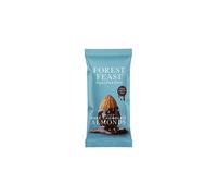 FOREST FEAST Salted Dark Chocolate Almonds 12 x 40g | Dark Chocolate Coated Salted Almonds with Real Belgian Dark Chocolate, Gluten Free High Protein