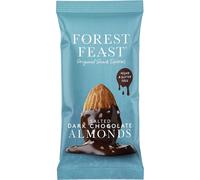 FOREST FEAST Salted Dark Chocolate Almonds 12 x 40g - Real Belgian Chocolat