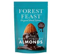 Forest Feast salted dark chocolate almonds, 120 g