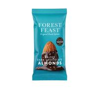 Forest Feast Salted Dark Chocolate Almonds Impulse40g (Pack of 12) 06016