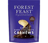 Forest Feast Salted Dark Chocolate Cashews 120G